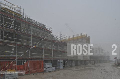 Venezia 9/12/10 - LAVORI IN CORSO ALLA BOCCA DI PORTO DI MALAMOCCO ©Graziano Arici/Rosebud2 CONSORZIO VENEZIA NUOVA