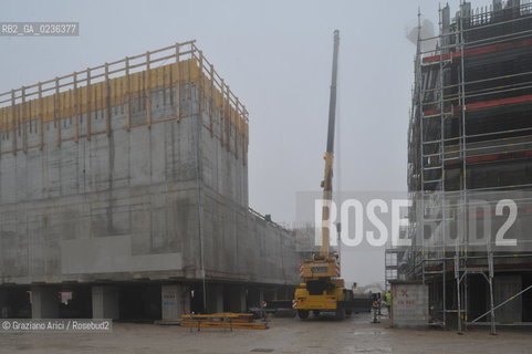 Venezia 9/12/10 - LAVORI IN CORSO ALLA BOCCA DI PORTO DI MALAMOCCO ©Graziano Arici/Rosebud2 CONSORZIO VENEZIA NUOVA