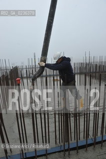 Venezia 9/12/10 - LAVORI IN CORSO ALLA BOCCA DI PORTO DI MALAMOCCO ©Graziano Arici/Rosebud2 CONSORZIO VENEZIA NUOVA