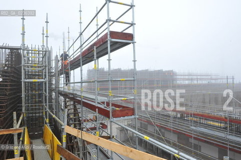 Venezia 9/12/10 - LAVORI IN CORSO ALLA BOCCA DI PORTO DI MALAMOCCO ©Graziano Arici/Rosebud2 CONSORZIO VENEZIA NUOVA