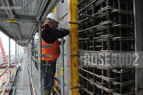 Venezia 9/12/10 - LAVORI IN CORSO ALLA BOCCA DI PORTO DI MALAMOCCO ©Graziano Arici/Rosebud2 CONSORZIO VENEZIA NUOVA
