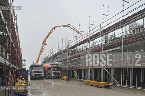 Venezia 9/12/10 - LAVORI IN CORSO ALLA BOCCA DI PORTO DI MALAMOCCO ©Graziano Arici/Rosebud2 CONSORZIO VENEZIA NUOVA