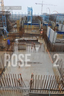 Venezia 9/12/10 - LAVORI IN CORSO ALLA BOCCA DI PORTO DI MALAMOCCO ©Graziano Arici/Rosebud2 CONSORZIO VENEZIA NUOVA