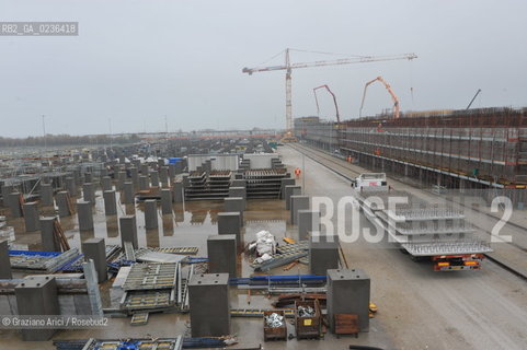 Venezia 9/12/10 - LAVORI IN CORSO ALLA BOCCA DI PORTO DI MALAMOCCO ©Graziano Arici/Rosebud2 CONSORZIO VENEZIA NUOVA