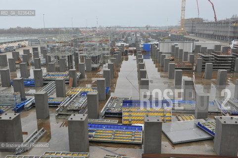 Venezia 9/12/10 - LAVORI IN CORSO ALLA BOCCA DI PORTO DI MALAMOCCO ©Graziano Arici/Rosebud2 CONSORZIO VENEZIA NUOVA