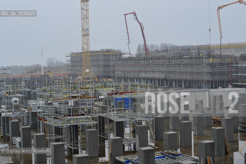 Venezia 9/12/10 - LAVORI IN CORSO ALLA BOCCA DI PORTO DI MALAMOCCO ©Graziano Arici/Rosebud2 CONSORZIO VENEZIA NUOVA