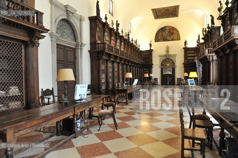 27/1/11 - The Giorgio Cini Foundation in the S.Giorgio Island: the Great Library biblioteca libro ©Graziano Arici/Rosebud2