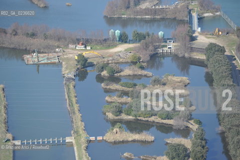 VENEZIA 1/2/11 - FOTO AEREE VALLE DA PESCA VALLE ZAPPA ©Graziano Arici/Rosebud2