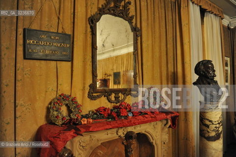 Venice 4/2/11 - The Wagner Apartment where the composer Richard Awner died, in Ca Vendramin Calergi Palace appartamento Wagner compositore musica ©Graziano Arici/Rosebud2