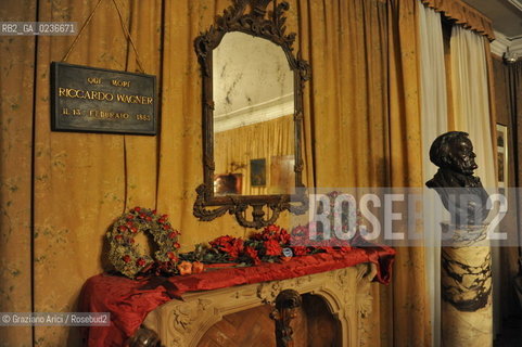 Venice 4/2/11 - The Wagner Apartment where the composer Richard Awner died, in Ca Vendramin Calergi Palace appartamento Wagner compositore musica ©Graziano Arici/Rosebud2