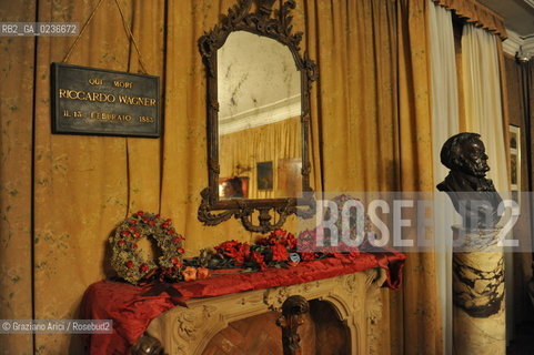 Venice 4/2/11 - The Wagner Apartment where the composer Richard Awner died, in Ca Vendramin Calergi Palace appartamento Wagner compositore musica ©Graziano Arici/Rosebud2