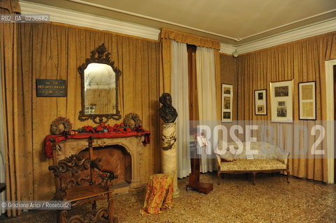 Venice 4/2/11 - The Wagner Apartment where the composer Richard Awner died, in Ca Vendramin Calergi Palace appartamento Wagner compositore musica ©Graziano Arici/Rosebud2