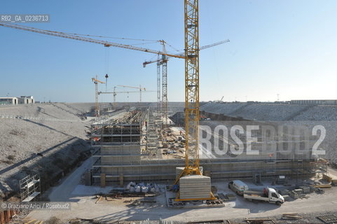 VENEZIA 1/2/11 - LAVORI IN CORSO ALLA BOCCA DI PORTO DI CHIOGGIA ©Graziano Arici/Rosebud2 CONSORZIO VENEZIA NUOVA