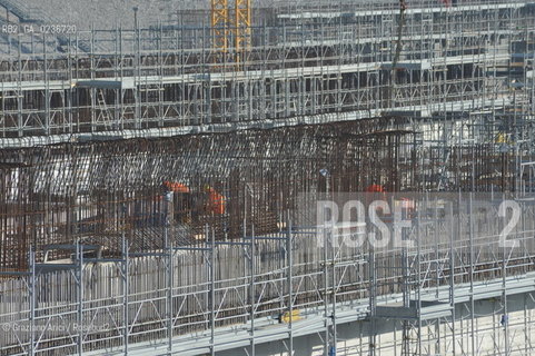VENEZIA 1/2/11 - LAVORI IN CORSO ALLA BOCCA DI PORTO DI CHIOGGIA ©Graziano Arici/Rosebud2 CONSORZIO VENEZIA NUOVA