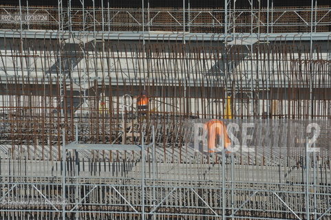 VENEZIA 1/2/11 - LAVORI IN CORSO ALLA BOCCA DI PORTO DI CHIOGGIA ©Graziano Arici/Rosebud2 CONSORZIO VENEZIA NUOVA