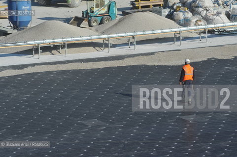 VENEZIA 1/2/11 - LAVORI IN CORSO ALLA BOCCA DI PORTO DI CHIOGGIA ©Graziano Arici/Rosebud2 CONSORZIO VENEZIA NUOVA