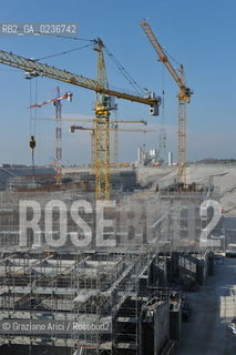 VENEZIA 1/2/11 - LAVORI IN CORSO ALLA BOCCA DI PORTO DI CHIOGGIA ©Graziano Arici/Rosebud2 CONSORZIO VENEZIA NUOVA