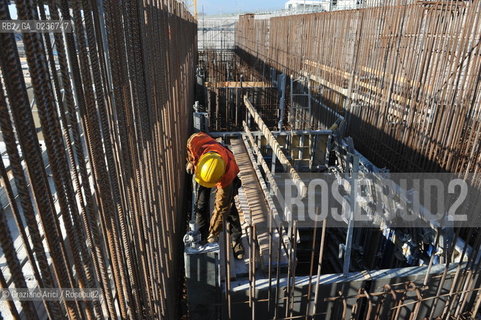 VENEZIA 1/2/11 - LAVORI IN CORSO ALLA BOCCA DI PORTO DI CHIOGGIA ©Graziano Arici/Rosebud2 CONSORZIO VENEZIA NUOVA