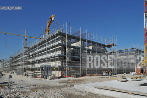 VENEZIA 1/2/11 - LAVORI IN CORSO ALLA BOCCA DI PORTO DI CHIOGGIA ©Graziano Arici/Rosebud2 CONSORZIO VENEZIA NUOVA