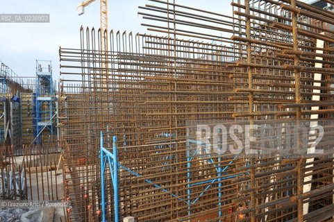 VENEZIA 15/12/10 - LAVORI ALLA BOCCA DI PORTO DI MALAMOCCO SICUREZZA  ©Graziano Arici/Rosebud2  CONSORZIO VENEZIA NUOVA