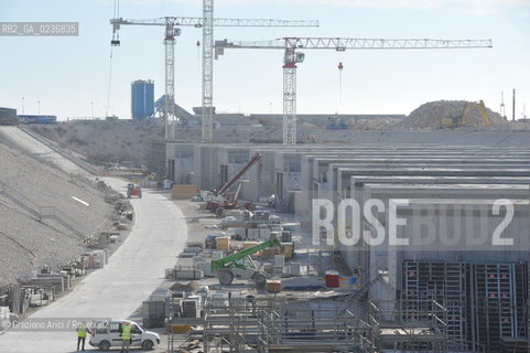 VENEZIA 3/2/11 - LAVORI IN CORSO ALLA BOCCA DI PORTO DI LIDO LATO TREPORTI ©Graziano Arici/Rosebud2 CONSORZIO VENEZIA NUOVA