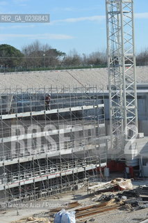 VENEZIA 3/2/11 - LAVORI IN CORSO ALLA BOCCA DI PORTO DI LIDO LATO TREPORTI ©Graziano Arici/Rosebud2 CONSORZIO VENEZIA NUOVA