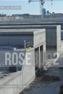 VENEZIA 3/2/11 - LAVORI IN CORSO ALLA BOCCA DI PORTO DI LIDO LATO TREPORTI ©Graziano Arici/Rosebud2 CONSORZIO VENEZIA NUOVA