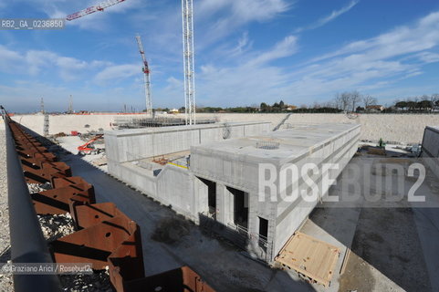 VENEZIA 3/2/11 - LAVORI IN CORSO ALLA BOCCA DI PORTO DI LIDO LATO TREPORTI ©Graziano Arici/Rosebud2 CONSORZIO VENEZIA NUOVA