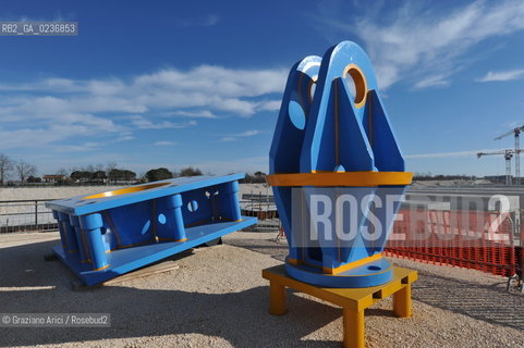 VENEZIA 3/2/11 - LAVORI IN CORSO ALLA BOCCA DI PORTO DI LIDO LATO TREPORTI ©Graziano Arici/Rosebud2 CONSORZIO VENEZIA NUOVA
