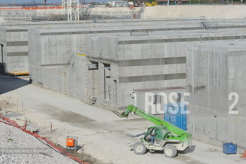 VENEZIA 3/2/11 - LAVORI IN CORSO ALLA BOCCA DI PORTO DI LIDO LATO TREPORTI ©Graziano Arici/Rosebud2 CONSORZIO VENEZIA NUOVA