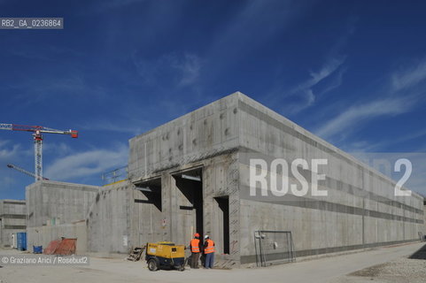 VENEZIA 3/2/11 - LAVORI IN CORSO ALLA BOCCA DI PORTO DI LIDO LATO TREPORTI ©Graziano Arici/Rosebud2 CONSORZIO VENEZIA NUOVA