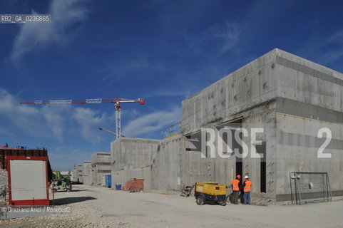 VENEZIA 3/2/11 - LAVORI IN CORSO ALLA BOCCA DI PORTO DI LIDO LATO TREPORTI ©Graziano Arici/Rosebud2 CONSORZIO VENEZIA NUOVA