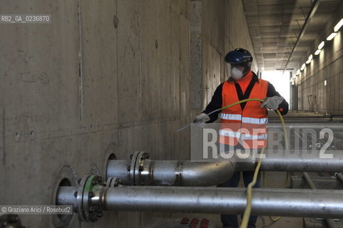 VENEZIA 3/2/11 - LAVORI IN CORSO ALLA BOCCA DI PORTO DI LIDO LATO TREPORTI ©Graziano Arici/Rosebud2 CONSORZIO VENEZIA NUOVA