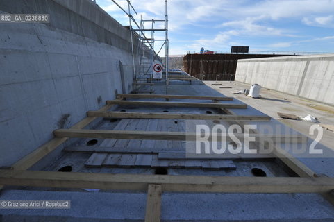 VENEZIA 3/2/11 - LAVORI IN CORSO ALLA BOCCA DI PORTO DI LIDO LATO TREPORTI ©Graziano Arici/Rosebud2 CONSORZIO VENEZIA NUOVA