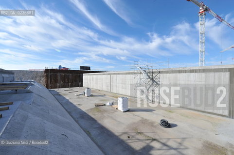 VENEZIA 3/2/11 - LAVORI IN CORSO ALLA BOCCA DI PORTO DI LIDO LATO TREPORTI ©Graziano Arici/Rosebud2 CONSORZIO VENEZIA NUOVA