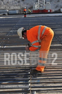 VENEZIA 3/2/11 - LAVORI IN CORSO ALLA BOCCA DI PORTO DI LIDO LATO TREPORTI ©Graziano Arici/Rosebud2 CONSORZIO VENEZIA NUOVA