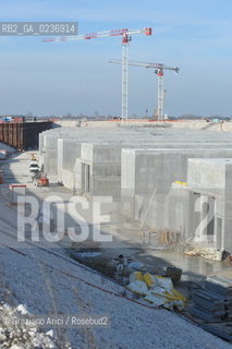VENEZIA 3/2/11 - LAVORI IN CORSO ALLA BOCCA DI PORTO DI LIDO LATO TREPORTI ©Graziano Arici/Rosebud2 CONSORZIO VENEZIA NUOVA