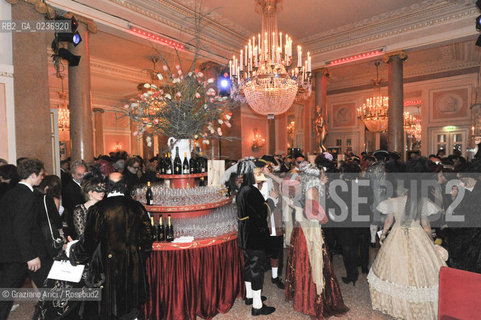 Venice 5/02/2011 - The Great Ball Party at The Gran Teatro La Fenice Theater  Gran Ballo della Cavalchina during the Carnival carnevale ©Graziano Arici/Rosebud2
