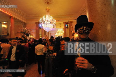 Venice 5/02/2011 - The Great Ball Party at The Gran Teatro La Fenice Theater  Gran Ballo della Cavalchina during the Carnival carnevale ©Graziano Arici/Rosebud2
