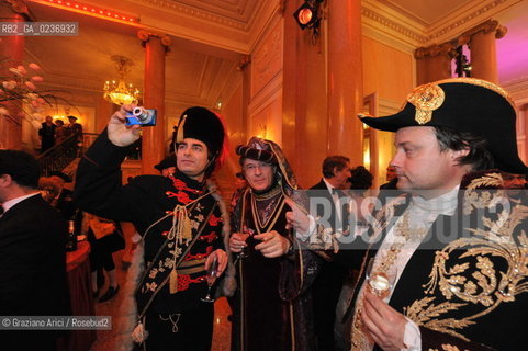 Venice 5/02/2011 - The Great Ball Party at The Gran Teatro La Fenice Theater  Gran Ballo della Cavalchina during the Carnival carnevale ©Graziano Arici/Rosebud2