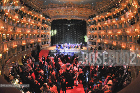 Venice 5/02/2011 - The Great Ball Party at The Gran Teatro La Fenice Theater  Gran Ballo della Cavalchina during the Carnival carnevale ©Graziano Arici/Rosebud2