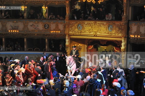 Venice 5/02/2011 - The Great Ball Party at The Gran Teatro La Fenice Theater  Gran Ballo della Cavalchina during the Carnival carnevale ©Graziano Arici/Rosebud2