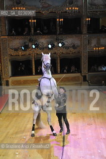 Venice 5/02/2011 - The Great Ball Party at The Gran Teatro La Fenice Theater  Gran Ballo della Cavalchina during the Carnival carnevale ©Graziano Arici/Rosebud2