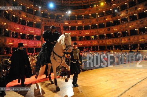 Venice 5/02/2011 - The Great Ball Party at The Gran Teatro La Fenice Theater  Gran Ballo della Cavalchina during the Carnival carnevale ©Graziano Arici/Rosebud2