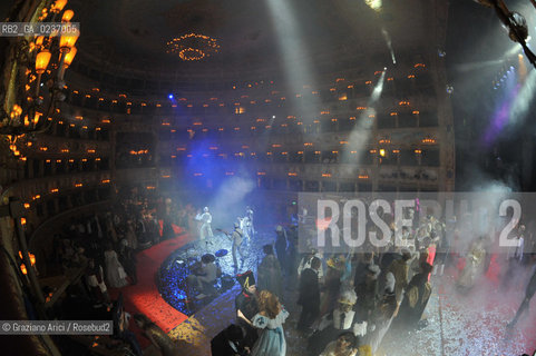 Venice 5/02/2011 - The Great Ball Party at The Gran Teatro La Fenice Theater  Gran Ballo della Cavalchina during the Carnival carnevale ©Graziano Arici/Rosebud2