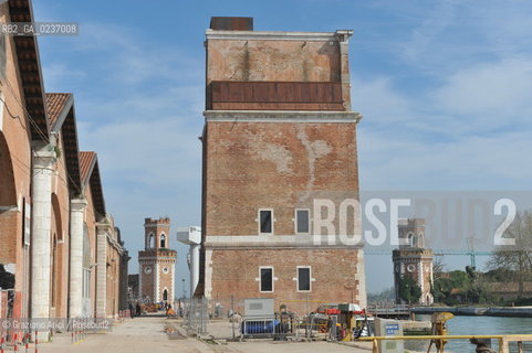 Venice - 8/4/11 - Opening of the Torre di Porta Nuova in Venice Arsenal arsenale ©Graziano Arici/Rosebud2