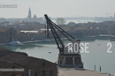 Venice - 8/4/11 - View from  the Torre di Porta Nuova in Venice Arsenal arsenale ©Graziano Arici/Rosebud2
