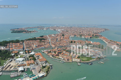 Venezia - foto aerea di S.Pietro di Castello ©Graziano Arici/Rosebud2