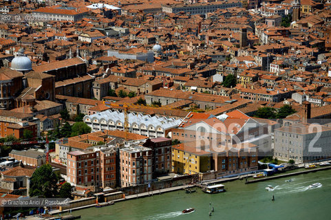 Venezia maggio 2011 - Foto Aerea Ospedale SS.Giovanni e Paolo ©Graziano Arici/Rosebud2.Venice mai 2011 - Aerial View of Hospital ©Graziano Arici/Rosebud2