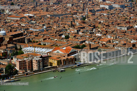 Venezia maggio 2011 - Foto Aerea Ospedale SS.Giovanni e Paolo ©Graziano Arici/Rosebud2.Venice mai 2011 - Aerial View of Hospital ©Graziano Arici/Rosebud2